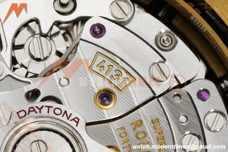 Rolex - Daytona 126518LN 40mm Gain Weight CER/YG/RU Blu/Blk Turquoise Dial UFO UF4131 Free Sprung