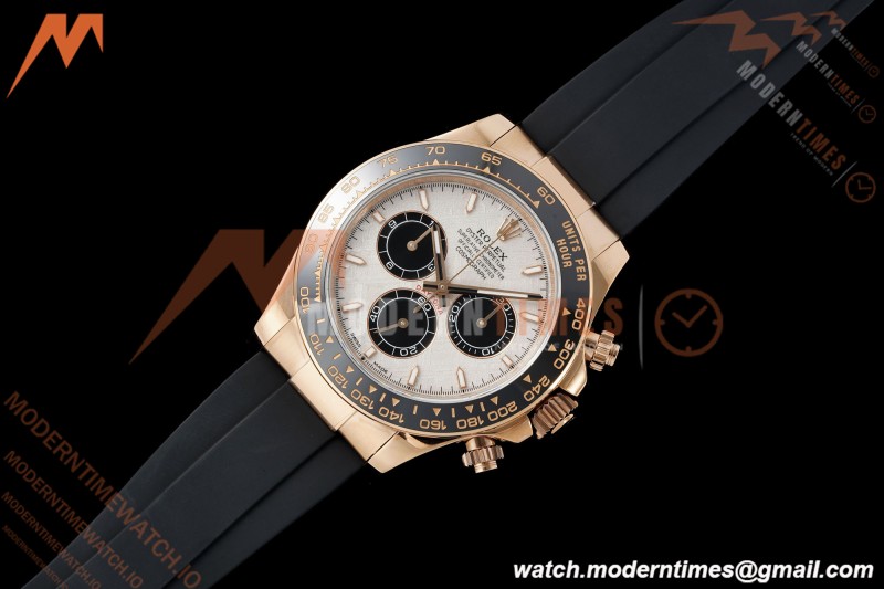Rolex - Daytona 126515LN 40mm Gain Weight CER/RG/RU GREY/BLK Meteorite Dial UFO UF4131 Free Sprung | 롤렉스 데이토나 126515LN 40mm 게인 웨이트 CER/RG/RU 그레이/블랙 운석 다이얼 UFO UF4131 프리 스프링