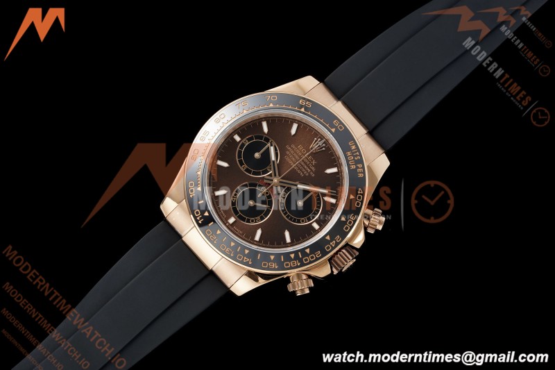 Rolex - Daytona 126515LN 40mm Gain Weight CER/RG/RU CHOCO/BLK/STK UFO UF4131 Free Sprung