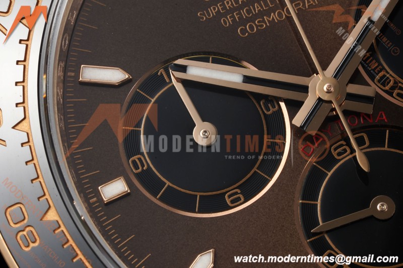Rolex - Daytona 126515LN 40mm Gain Weight CER/RG/RU CHOCO/BLK/STK UFO UF4131 Free Sprung