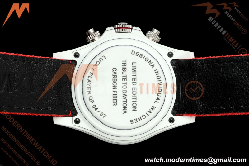 Rolex - Daytona 40mm DiW Lucky Player QF White Carbon Fiber FC/NY Grey Dial DIWF DD4801