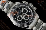 Rolex - Daytona 126500LN 40mm CER 904L SS/SS Black Clean Plus DD4131 | 롤렉스 데이토나 126500LN 40mm 세라믹 베젤 904L 스테인리스 스틸/스테인리스 스틸 블랙 다이얼 클린 팩토리 플러스 DD4131 무브먼트