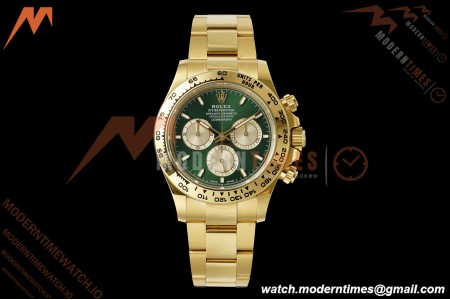 Rolex - Daytona 126508 40mm Gain Weight YG/YG Green/Gold/Stk Clean Plus DD4131