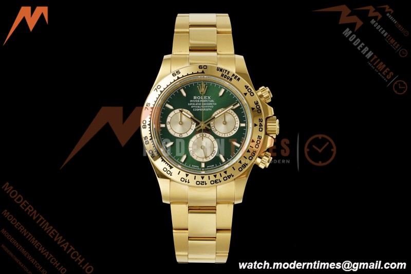 Rolex - Daytona 126508 40mm Gain Weight YG/YG Green/Gold/Stk Clean Plus DD4131