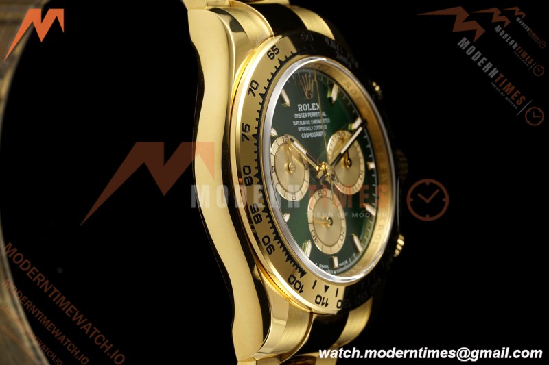 Rolex - Daytona 126508 40mm Gain Weight YG/YG Green/Gold/Stk Clean Plus DD4131
