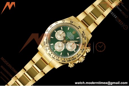 Rolex - Daytona 126508 40mm Gain Weight YG/YG Green/Gold/Stk Clean Plus DD4131