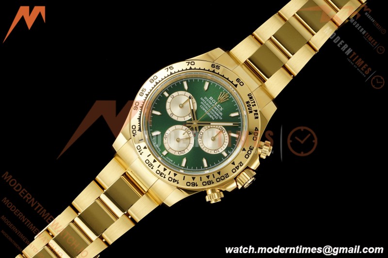 Rolex - Daytona 126508 40mm Gain Weight YG/YG Green/Gold/Stk Clean Plus DD4131