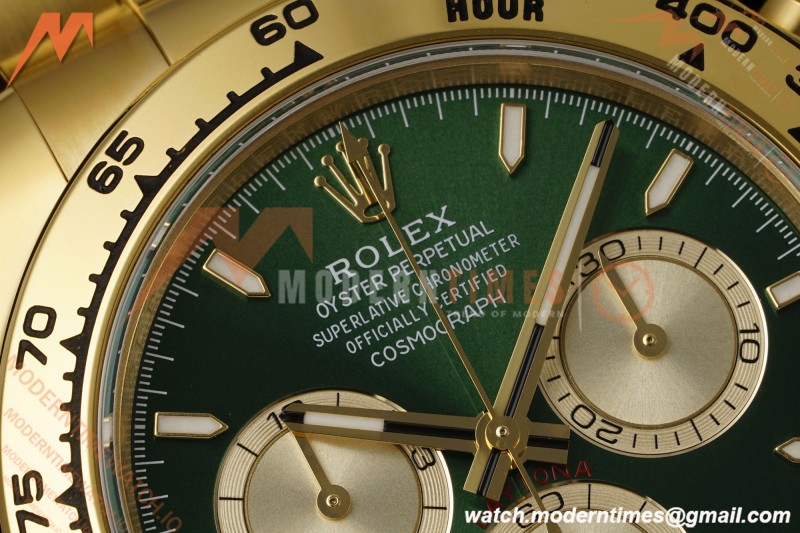 Rolex - Daytona 126508 40mm Gain Weight YG/YG Green/Gold/Stk Clean Plus DD4131