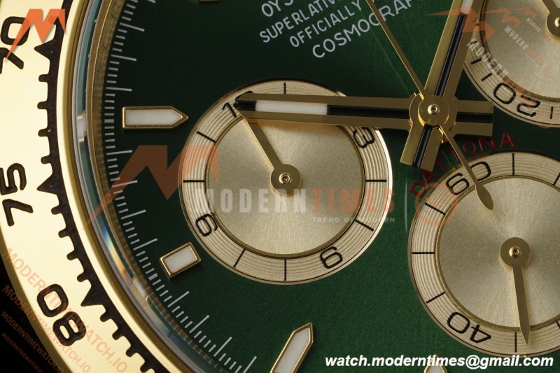 Rolex - Daytona 126508 40mm Gain Weight YG/YG Green/Gold/Stk Clean Plus DD4131