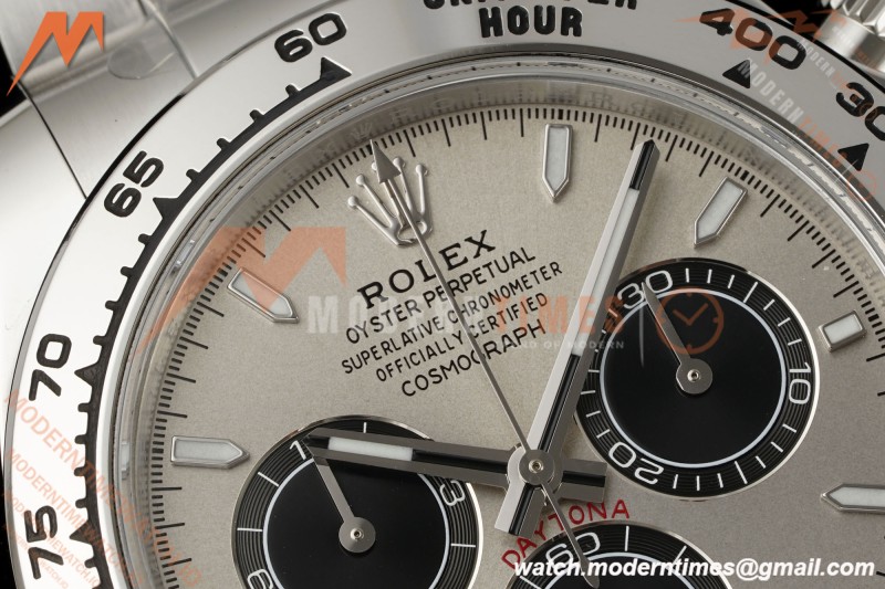 Rolex - Daytona 126509 40mm Gain Weight SS/SS Grey/Blk/Stk Clean Plus DD4131 | 롤렉스 데이토나 126509 40mm, 무게 증가 버전, 스테인리스 스틸/스테인리스 스틸, 그레이/블랙 다이얼, 클린 팩토리 제작, DD4131 무브먼트 탑재