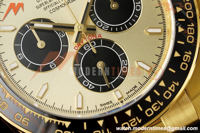 Rolex - Daytona 126518LN 40mm Gain Weight 904L Ceramic YG/RU Gold/Black Clean Plus DD4131
