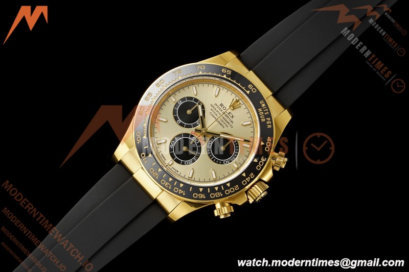 Rolex - Daytona 126518LN 40mm Gain Weight 904L Ceramic YG/RU Gold/Black Clean Plus DD4131
