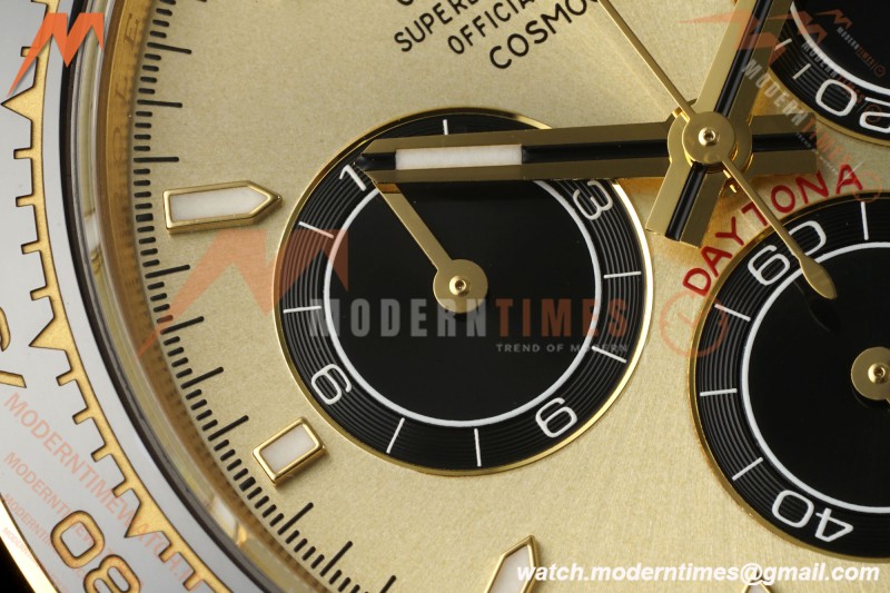 Rolex - Daytona 126518LN 40mm Gain Weight 904L Ceramic YG/RU Gold/Black Clean Plus DD4131