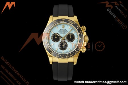 Rolex - Daytona 126518LN 40mm Gain Weight 904L Ceramic YG/RU Turquoise Dial Clean Plus DD4131