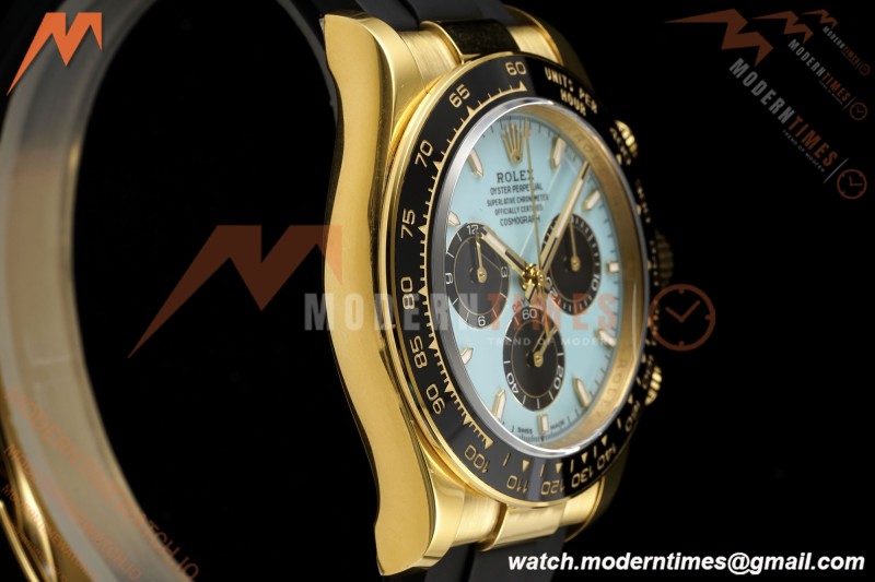 Rolex - Daytona 126518LN 40mm Gain Weight 904L Ceramic YG/RU Turquoise Dial Clean Plus DD4131