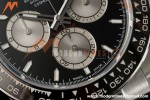 Rolex - Daytona 126519LN 40mm Gain Weight CER/SS/RU BLK/GRY/STK Clean Plus DD4131 | 롤렉스 데이토나 126519LN 40mm, 무게 증가 버전, 세라믹/스테인리스 스틸/러버 소재, 블랙/그레이 다이얼, 스틸 브레이슬릿, 클린 팩토리 제작, DD4131 무브먼트 탑재