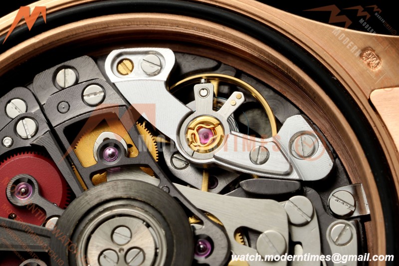 Rolex - Daytona Rainbow Blaken 116595 RBOW 40mm RG/RG Diamond Skeleton Sonic DD4130
