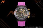 Rolex - Daytona Blaken 40mm Black PVD/RU Purple Skeleton Sonic DD4130