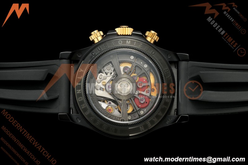 Rolex - Daytona Blaken 40mm Black PVD/RU Cronus Art Gold Skeleton Sonic DD4130