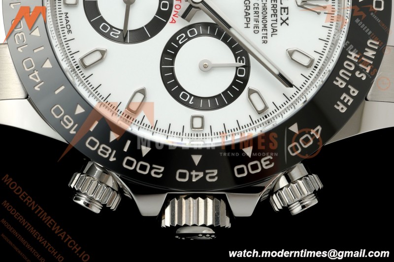 Rolex - Daytona Panda 116500LN 40mm CER 904L SS/SS White Dial VF DD4130