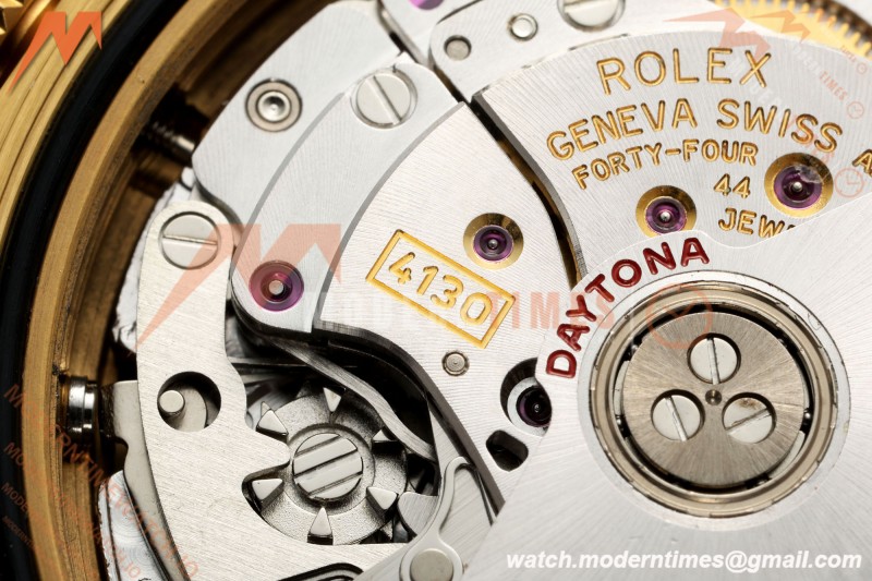 Rolex - Daytona 116518LN Paul Newman 40mm Gain Weight CER/YG/RU Black/Yellow Gold 3CF DD4130 Mod | 롤렉스 – 데이토나 116518LN 폴 뉴먼 40mm 중량 증가 세라믹 / 옐로우 골드 / 러버 블랙 / 옐로우 골드 3CF DD4130 개조