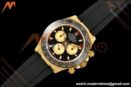 Rolex - Daytona 116518LN Paul Newman 40mm Gain Weight CER/YG/RU BLK/YG 3CF DD4130 Mod
