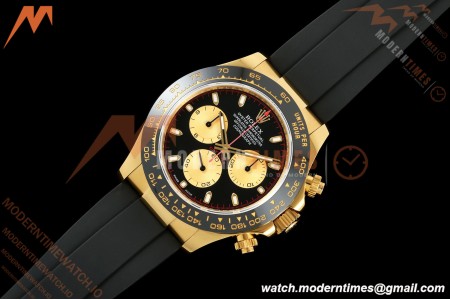 Rolex - Daytona 116518LN Paul Newman 40mm Gain Weight CER/YG/RU BLK/YG 3CF DD4130 Mod