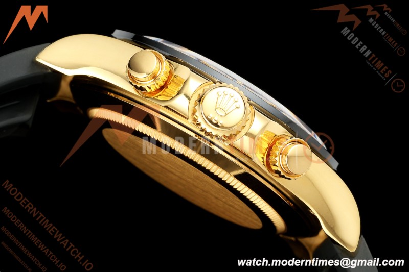 Rolex - Daytona 116518LN Paul Newman 40mm Gain Weight CER/YG/RU Black/Yellow Gold 3CF DD4130 Mod | 롤렉스 – 데이토나 116518LN 폴 뉴먼 40mm 중량 증가 세라믹 / 옐로우 골드 / 러버 블랙 / 옐로우 골드 3CF DD4130 개조
