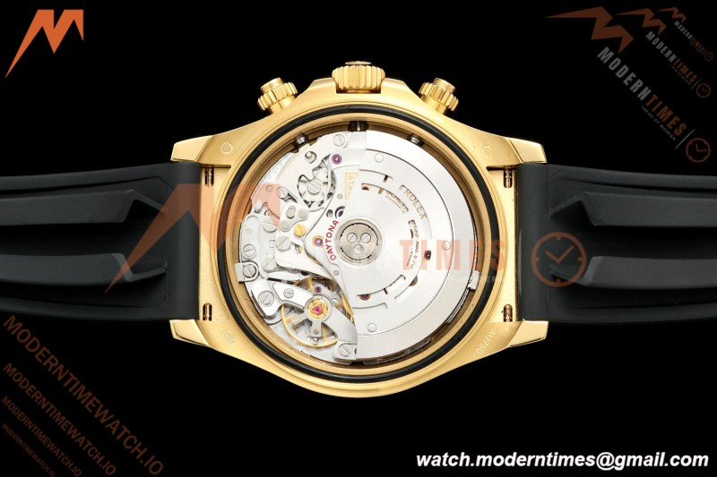 Rolex - Daytona 116518LN Paul Newman 40mm Gain Weight CER/YG/RU Black/Yellow Gold 3CF DD4130 Mod | 롤렉스 – 데이토나 116518LN 폴 뉴먼 40mm 중량 증가 세라믹 / 옐로우 골드 / 러버 블랙 / 옐로우 골드 3CF DD4130 개조