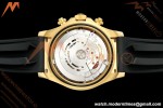 Rolex - Daytona 116518LN Paul Newman 40mm Gain Weight CER/YG/RU Black/Yellow Gold 3CF DD4130 Mod | 롤렉스 – 데이토나 116518LN 폴 뉴먼 40mm 중량 증가 세라믹 / 옐로우 골드 / 러버 블랙 / 옐로우 골드 3CF DD4130 개조