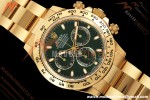 Rolex - Daytona 116508 Gain Weight 40mm 904L YG/YG Grn/Stk VSF DD4130