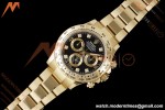 Rolex - Daytona 116508 40mm Gain Weight YG/YG Blk/Gold/Diam AVF DD4130 | 롤렉스 - 데이토나 116508 40mm 중량 증가 YG/YG 블랙/골드/다이아 AVF DD4130