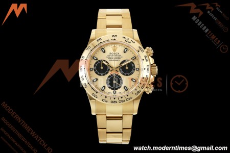 Rolex - Daytona 116508 40mm Gain Weight YG/YG Gold/Blk/Stk AVF DD4130