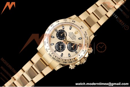 Rolex - Daytona 116508 40mm Gain Weight YG/YG Gold/Blk/Stk AVF DD4130