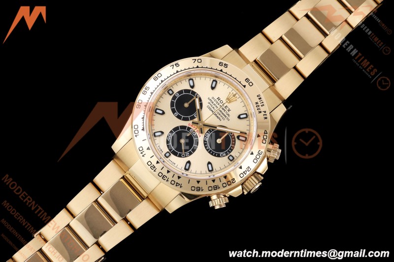 Rolex - Daytona 116508 40mm Gain Weight YG/YG Gold/Blk/Stk AVF DD4130 | 롤렉스 - 데이토나 116508 40mm 중량 증가 YG/YG 골드/블랙/스톡 AVF DD4130
