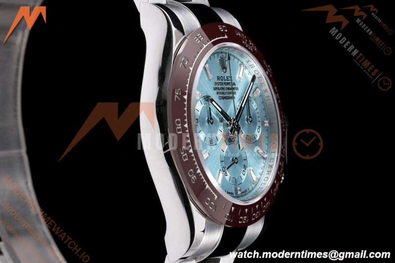 Rolex - Daytona 116506 40mm Gain Weight Brn CER/SS I-Blu/Dia AVF DD4130 | 롤렉스 - 데이토나 116506 40mm 중량 증가 브라운 CER/SS I-블루/다이아몬드 AVF DD4130