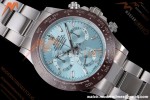 Rolex - Daytona 116506 40mm Gain Weight Brn CER/SS I-Blu/Dia AVF DD4130 | 롤렉스 - 데이토나 116506 40mm 중량 증가 브라운 CER/SS I-블루/다이아몬드 AVF DD4130