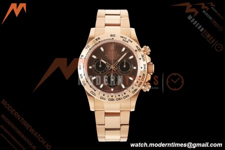 Rolex - Daytona 116505 40mm Gain Weight RG/RG Brn/Blk/Stk AVF DD4130
