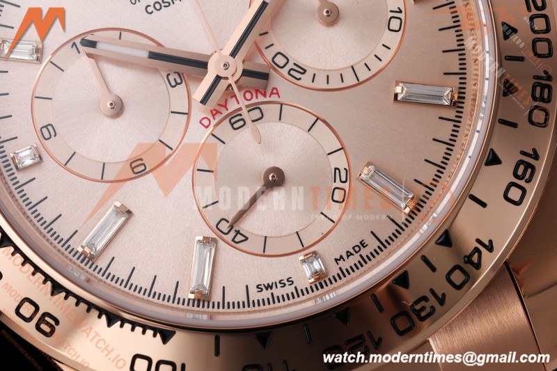 Rolex - Daytona 116505 40mm Gain Weight RG/RG Pink/Dia AVF DD4130 | 롤렉스 - 데이토나 116505 40mm 무게 증량 버전 로즈골드 RG/RG 핑크/다이아 AVF DD4130