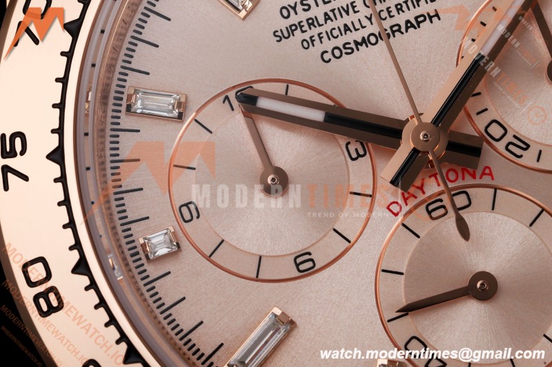 Rolex - Daytona 116505 40mm Gain Weight RG/RG Pink/Dia AVF DD4130 | 롤렉스 - 데이토나 116505 40mm 무게 증량 버전 로즈골드 RG/RG 핑크/다이아 AVF DD4130