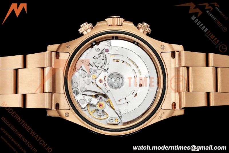 Rolex - Daytona 116505 40mm Gain Weight RG/RG Pink/Blk/Stk AVF DD4130 | 롤렉스 - 데이토나 116505 40mm 무게 증량 버전 로즈골드 RG/RG 핑크/블랙/바 인덱스 AVF DD4130