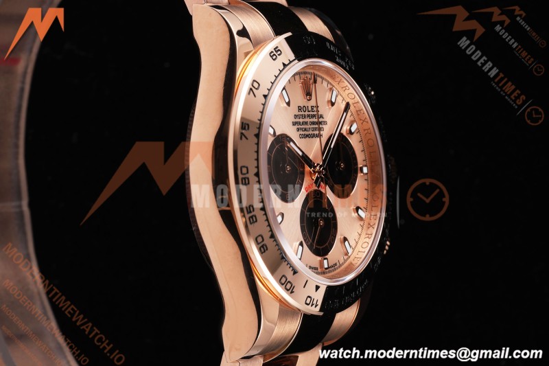 Rolex - Daytona 116505 40mm Gain Weight RG/RG Pink/Blk/Stk AVF DD4130 | 롤렉스 - 데이토나 116505 40mm 무게 증량 버전 로즈골드 RG/RG 핑크/블랙/바 인덱스 AVF DD4130
