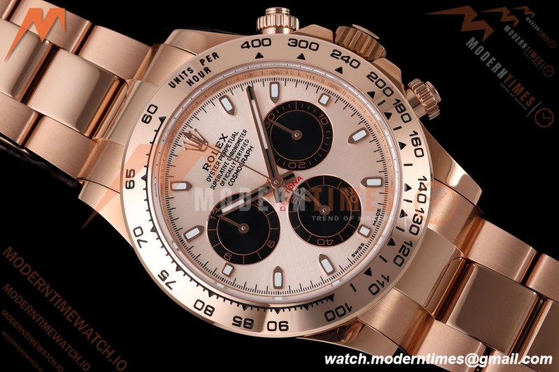 Rolex - Daytona 116505 40mm Gain Weight RG/RG Pink/Blk/Stk AVF DD4130 | 롤렉스 - 데이토나 116505 40mm 무게 증량 버전 로즈골드 RG/RG 핑크/블랙/바 인덱스 AVF DD4130