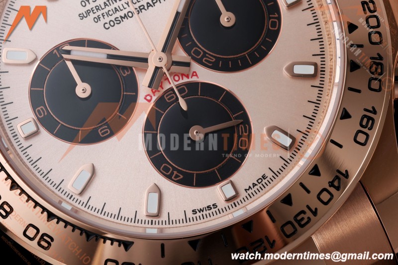 Rolex - Daytona 116505 40mm Gain Weight RG/RG Pink/Blk/Stk AVF DD4130 | 롤렉스 - 데이토나 116505 40mm 무게 증량 버전 로즈골드 RG/RG 핑크/블랙/바 인덱스 AVF DD4130