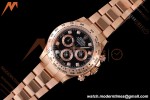 Rolex - Daytona 116505 40mm Gain Weight RG/RG Blk/Dia AVF DD4130