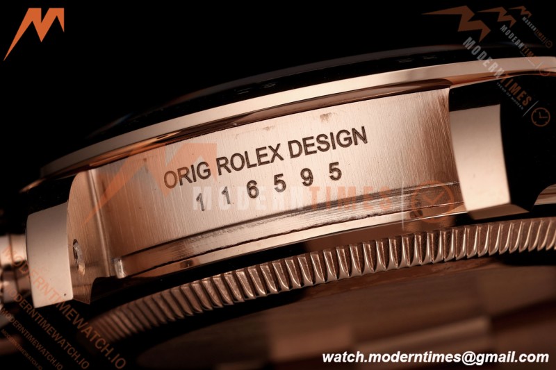 Rolex - Daytona 116505 40mm Gain Weight RG/RG Champ/Blk/Stk AVF DD4130 | 롤렉스 - 데이토나 116505 40mm 무게 증량 버전 로즈골드 RG/RG 샴페인/블랙/바 인덱스 AVF DD4130