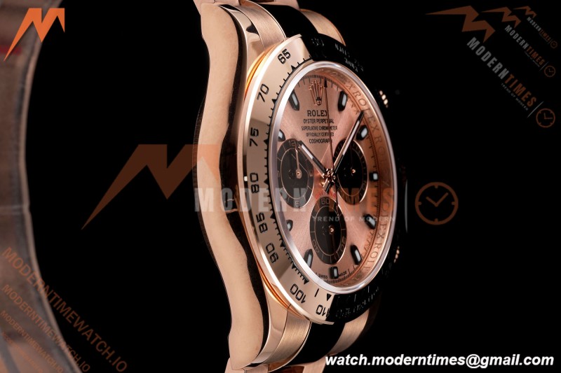 Rolex - Daytona 116505 40mm Gain Weight RG/RG Champ/Blk/Stk AVF DD4130 | 롤렉스 - 데이토나 116505 40mm 무게 증량 버전 로즈골드 RG/RG 샴페인/블랙/바 인덱스 AVF DD4130