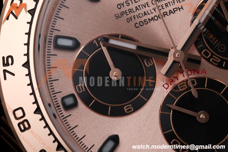 Rolex - Daytona 116505 40mm Gain Weight RG/RG Champ/Blk/Stk AVF DD4130 | 롤렉스 - 데이토나 116505 40mm 무게 증량 버전 로즈골드 RG/RG 샴페인/블랙/바 인덱스 AVF DD4130