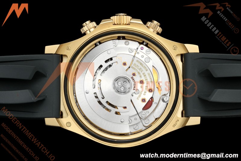Rolex - Daytona 116518LN 40mm Gain Weight CER/YG/RU Gold/Blk/Stk AVF DD4130 | 롤렉스 - 데이토나 116518LN 40mm 무게 증량 버전 세라믹/옐로우골드/러버 골드/블랙/바 인덱스 AVF DD4130