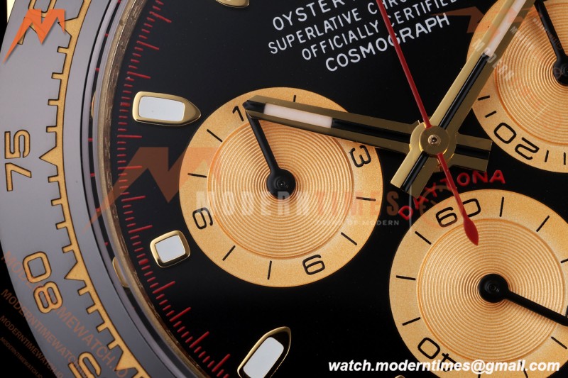 Rolex - Daytona 116518LN 40mm Gain Weight CER/YG/RU Blk/Gold/Stk AVF DD4130